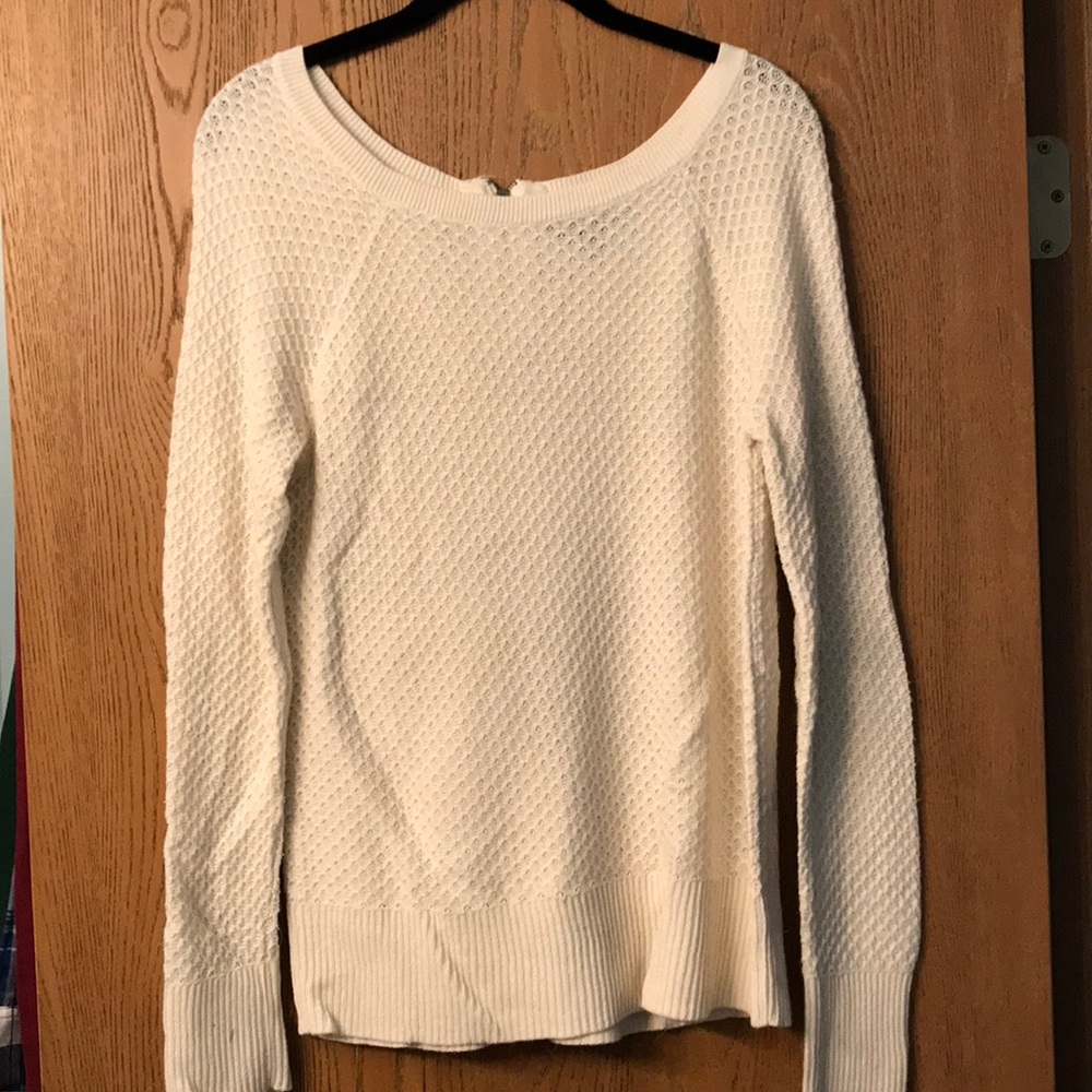 Zip back sweater